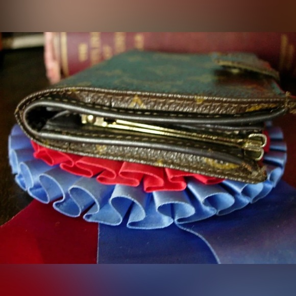 RARE Vintage LOUIS VUITTON Saks Fifth FC French Co Kisslock Coin Wallet Case LV - Picture 6 of 11